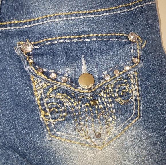 No Boundaries Denim Shorts Size 3 - Picture 5 of 7